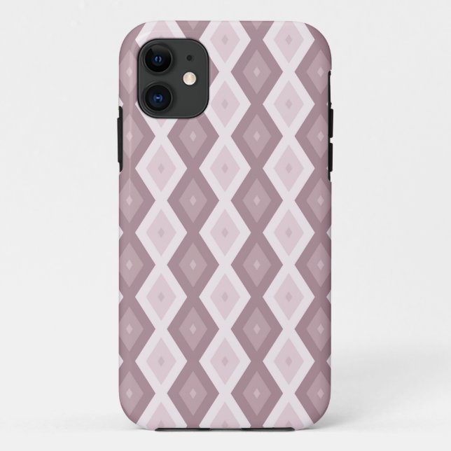 Coques Case-Mate iPhone motif rose quartz rose diamant (Dos)