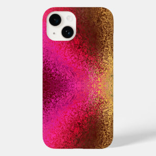 Coque Case-Mate iPhone Motif rose rouge et or