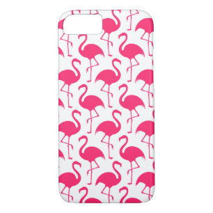Coque iPhone 7 Motif rose tropical de Flamant rose