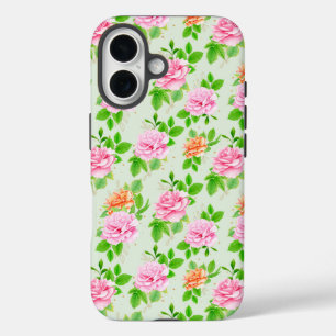 Coque Pour iPhone 16 Motif Roses Roses Fleurs