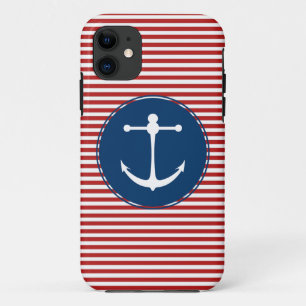 Coque Case-Mate Pour iPhone Motif rouge de club de yacht