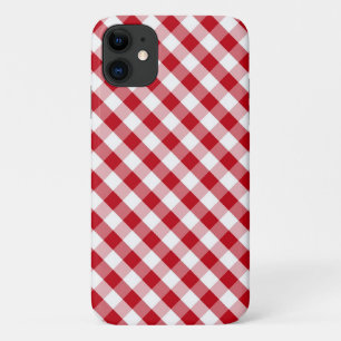 Coque iPhone 11 Motif rouge de guingan