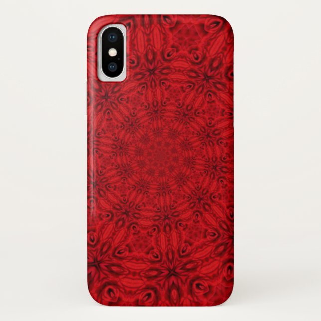 Coques Case-Mate iPhone Motif rouge éblouissant (Dos)