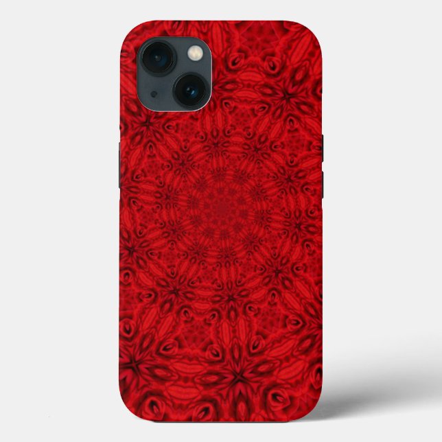 Coques Case-Mate iPhone Motif rouge éblouissant (Verso)