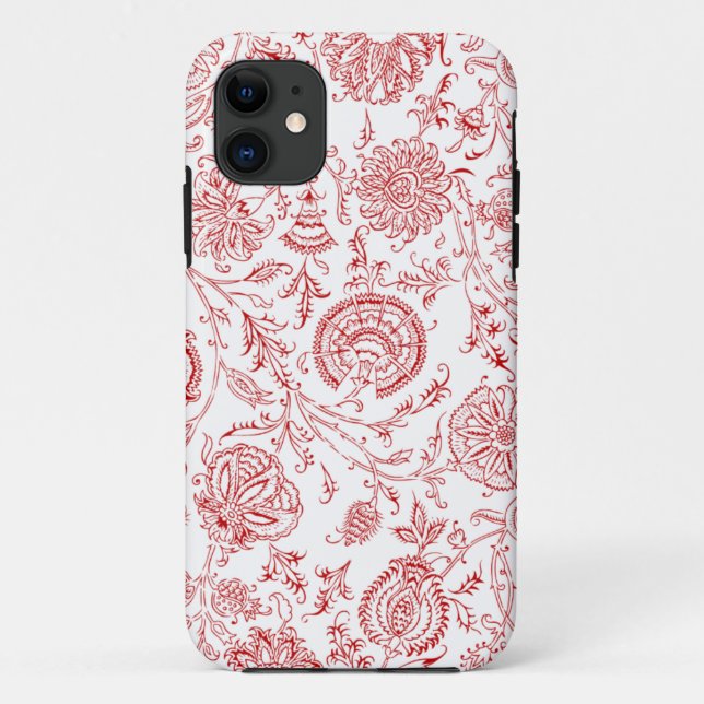 Coques Case-Mate iPhone Motif rouge et blanc (Dos)