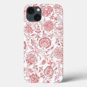 iPhone 13 Coque Motif rouge et blanc