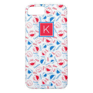 Coque Case-Mate iPhone Motif rouge et bleu Monogramme