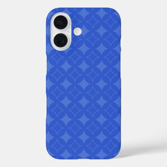 Coques Case-Mate iPhone Motif royal bleu shippo (Verso)
