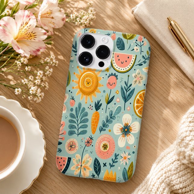 Coques Case-Mate iPhone motif ruban et cerise (bow and cherry pattern Case-Mate iPhone case)