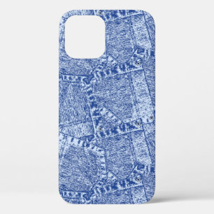 Case-Mate iPhone Case Motif sans couture Abstrait Denim Pockets