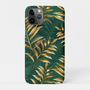 Case-Mate iPhone Case Motif sans couture avec des fougères dorées