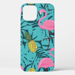 Case-Mate iPhone Case Motif sans couture avec flamants roses et vert pal