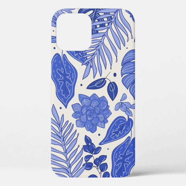 Coques Case-Mate iPhone Motif sans couture avec fleurs (Verso)