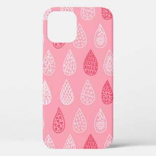 Case-Mate iPhone Case Motif sans couture avec gouttes d'eau de gribouill