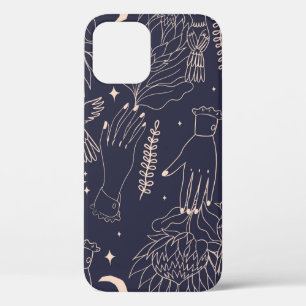 Case-Mate iPhone Case Motif sans couture avec les contours des mains, fl