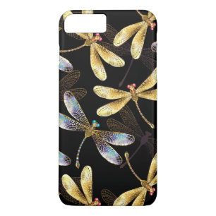 Case-Mate iPhone Case Motif sans couture avec libellules d'or