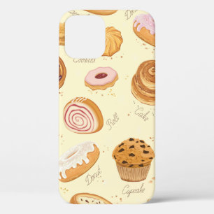 Case-Mate iPhone Case Motif sans couture avec pâtisseries variées