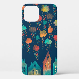 Case-Mate iPhone Case Motif sans couture avec une ville sous le nuage pl