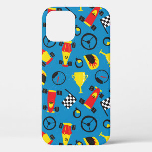 Case-Mate iPhone Case Motif sans couture avec voitures de course. 