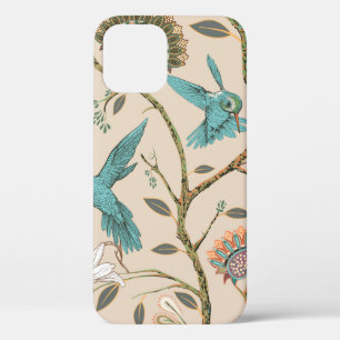 Case-Mate iPhone Case Motif sans couture beige avec fleurs stylisées et