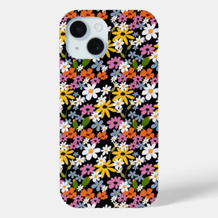 Coque Case-Mate iPhone Motif sans couture botanique coloré dessiné à la m