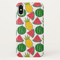Motif sans couture de fruits | Motif de surface de