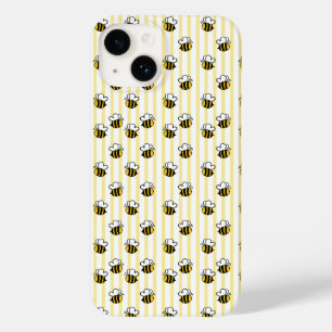 Coque Case-Mate iPhone Motif sans couture de jolie abeille