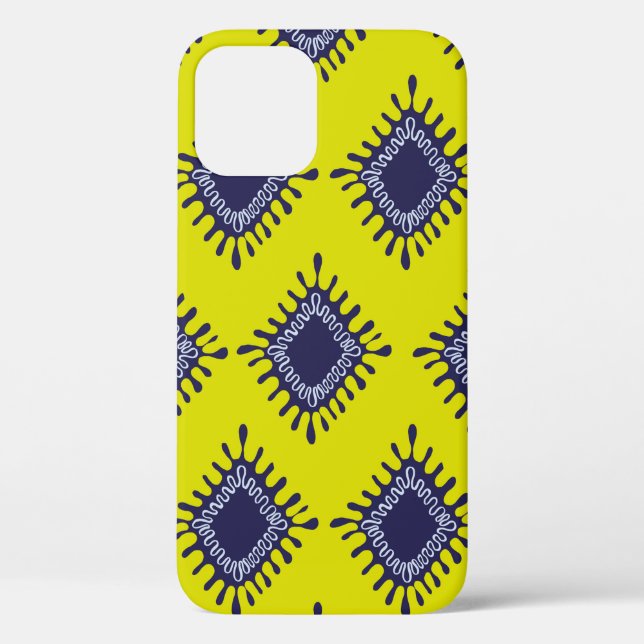 Coques Case-Mate iPhone Motif sans couture de la tribu ikat moderne (Verso)