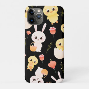 Case-Mate iPhone Case Motif sans couture de poussins et de lapins de Pâq