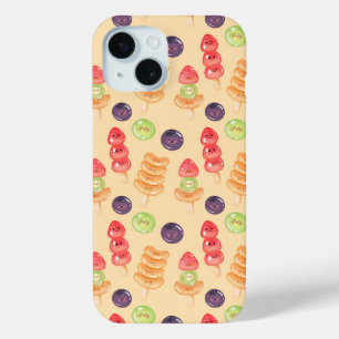 Coque Case-Mate iPhone Motif sans couture de Tanghulu mignon dessiné à la