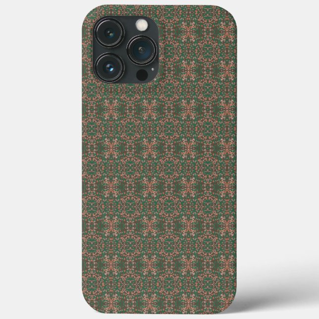 Coques Case-Mate iPhone Motif sans couture de verdure de feuille d'automne (Verso)