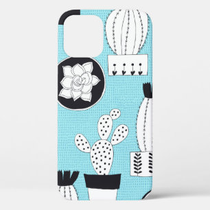 Case-Mate iPhone Case Motif sans couture dessiné à la main avec cactus