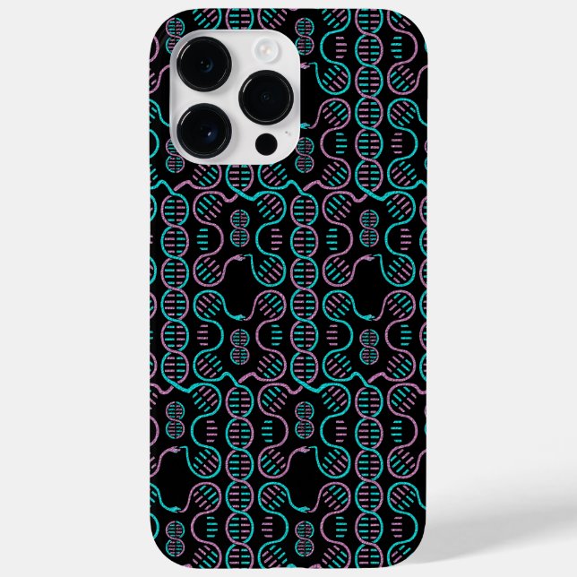 Coques Case-Mate iPhone Motif sans couture du serpent (Verso)