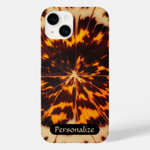 Coque Case-Mate iPhone Motif sans couture écaille de tortue Brun Noir C