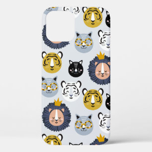 Case-Mate iPhone Case Motif sans couture enfant avec lions dessinés à la