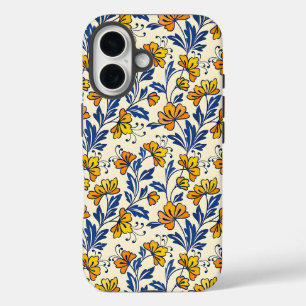 Coque Pour iPhone 16 Motif sans couture époustouflant de fleurs et de f