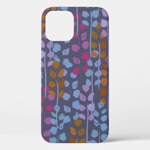 Case-Mate iPhone Case Motif sans couture fleurie stylisée. Imitation vin