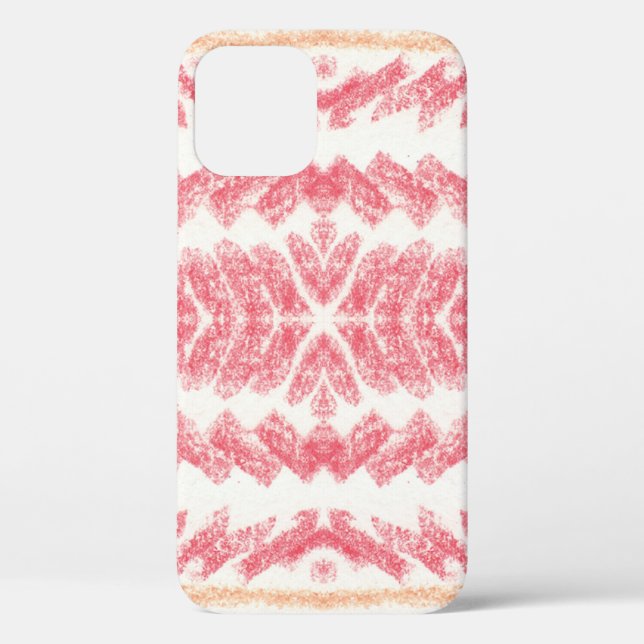 Coques Case-Mate iPhone Motif sans couture géométrique ethnique orientale. (Verso)