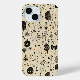 Coque Case-Mate iPhone Motif sans couture Halloween Bohème