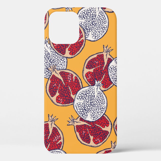 Coques Case-Mate iPhone Motif sans couture. La grenade est dessinée à la m (Verso)