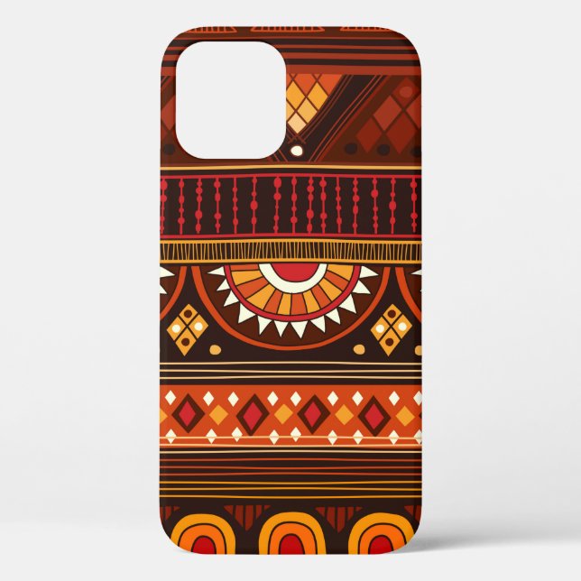 Coques Case-Mate iPhone Motif sans couture tribale.  (Verso)