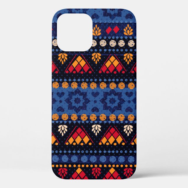 Coques Case-Mate iPhone Motif sans couture tribale. (Verso)