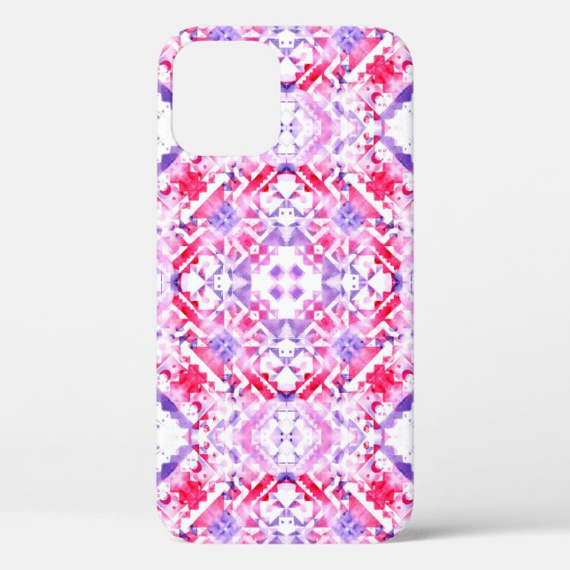 Coques Case-Mate iPhone Motif sans couture tribale. Eau de grunge peinte à (Verso)