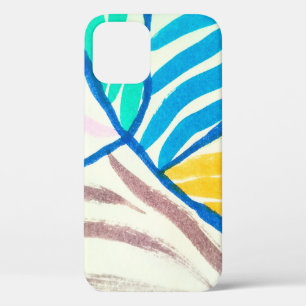 Case-Mate iPhone Case motif sans couture vintage avec feuilles colorés