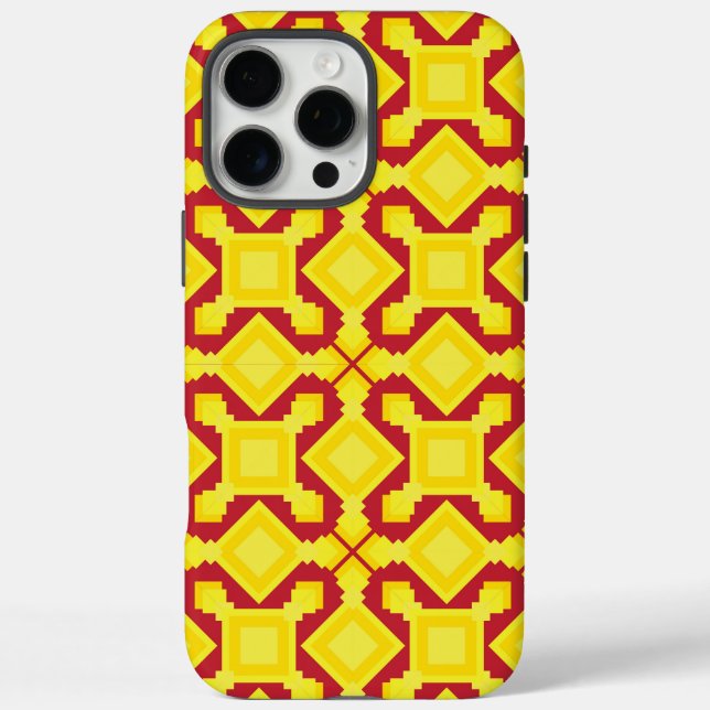 Coques Case-Mate iPhone motif sans faille caractéristiques dorées complexe (Verso)