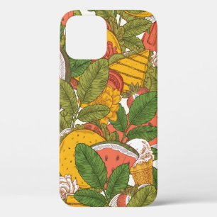 Case-Mate iPhone Case Motif sans soudure de la nourriture d'été. Sanwich