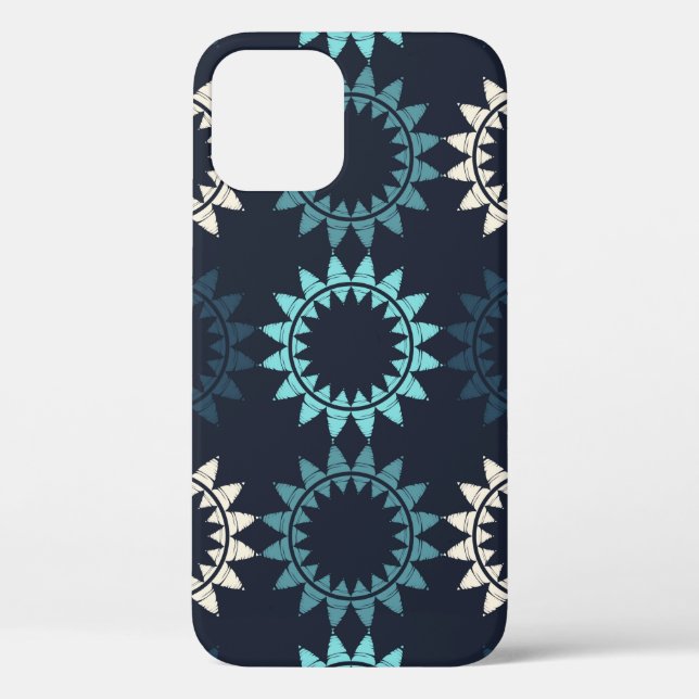 Coques Case-Mate iPhone Motif sans soudure. Motif folklorique. Géométrie v (Verso)