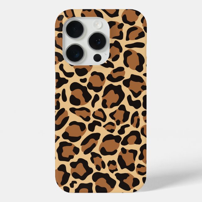 Coques Case-Mate iPhone Motif sans voile Leopard (Verso)