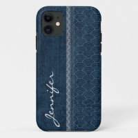 Motif Sashiko Indigo Broderie Japonaise Nom
