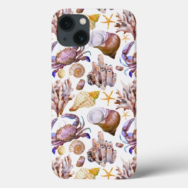Coques Case-Mate iPhone Motif Sea Life 4 (Verso)